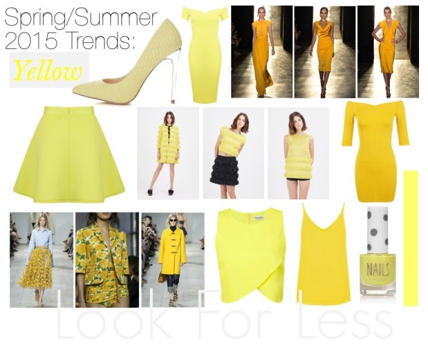 Look for Less SS 2015 Trends Yellow